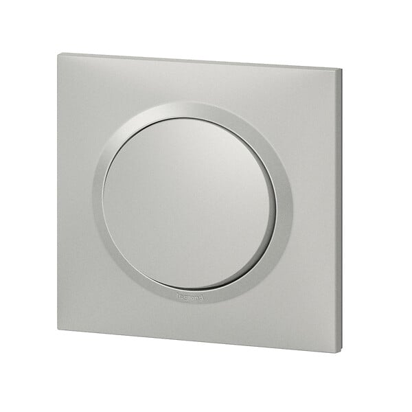 LEGRAND - Interrupteur ou va-et-vient complet - Aluminium - 10AX - large