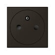 LEGRAND - Prise surface 2P+T - Noir mat - Bornes auto - vignette