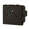 LEGRAND - Prise surface 2P+T - Noir mat - Bornes auto - vignette
