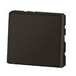 LEGRAND - Interrupteur Mosaic Easy-Led - Noir mat - 10A 2 modules - vignette