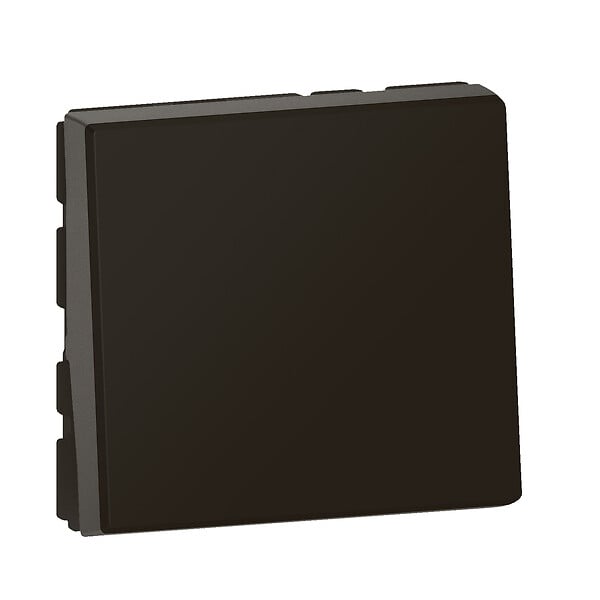 LEGRAND - Interrupteur Mosaic Easy-Led - Noir mat - 10A 2 modules - large