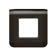 LEGRAND - Mosaic support à vis + plaque - 2 modules - Noir Mat - vignette