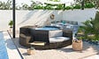 NETSPA - Spa Octopus - Gris - 4-6 pers. - Diam.193xH.73cm - vignette