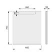 EMUCA - Emuca Miroir de salle de bain Pegasus avec éclairage frontal LED, rectangular 600 x 700 mm, AC 230V 50Hz, 6 W, Aluminium et Verre. - vignette