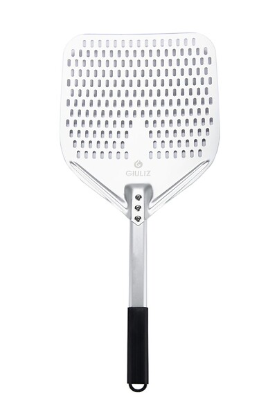 GIULIZ - Pelle à pizza perforée - Giuliz - Diamêtre : 30 cm - large