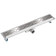 TECTAKE - Caniveau de douche design 1 gris - vignette