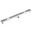 TECTAKE - Caniveau de douche design 1 gris - vignette