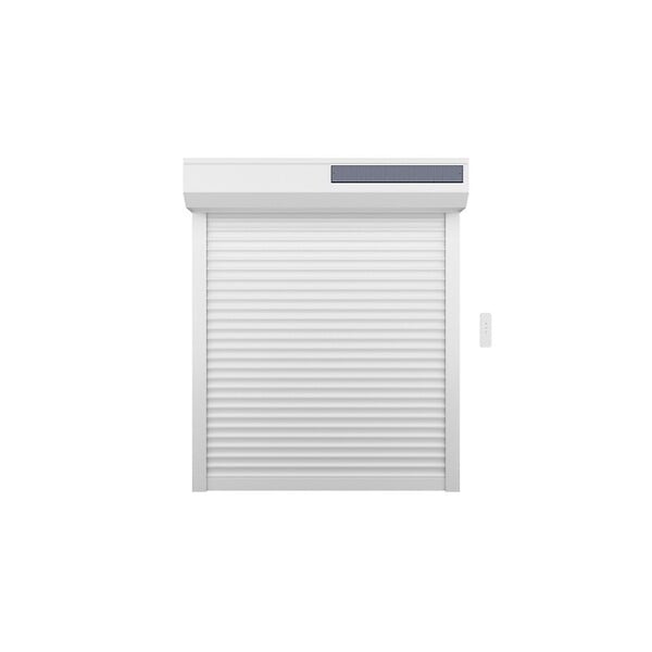 VOLET-MOUSTIQUAIRE - Volet Roulant SOLAIRE H170 cm x L150 cm en Alu Blanc - large