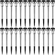 TECTAKE - Lot de 24 lampes solaires LED argent - vignette