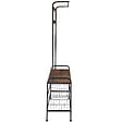 TECTAKE - Portemanteau Bois foncé industriel, rustique - vignette