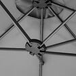 TECTAKE - Parasol SILIA en aluminium 460 x 270 cm gris - vignette