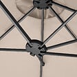 TECTAKE - Parasol SILIA en aluminium 460 x 270 cm beige - vignette