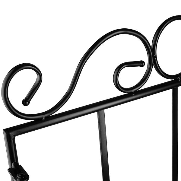 TECTAKE - Etagère pour plantes mosaïque 3 niveaux noir/blanc - large
