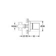 GROHE - Grohe Rapido Smartbox Extension universelle pour mitigeurs mécaniques, 25 mm (14048000) - vignette