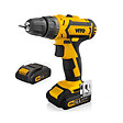 VITO - Perceuse sans fil 14,4 V 2 Batteries lithium 2.0Ah Chargeur rapide LED et indicateur de charge VITO - vignette