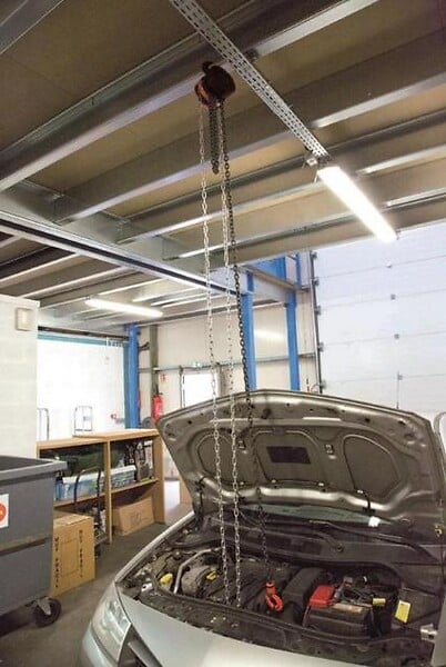 RIBIMEX - Palan à chaine 2 tonnes garage atelier chantier - large