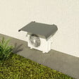 OUTSTEEL - Cache climatisation OUTSTEEL COVER - Anthracite - Murale - vignette