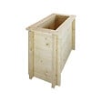 TIMBELA - Plate-bande surélevée en bois - 78x38xH57 cm - bois massif pin/épicéa 28 mm - Timbela M612 - vignette