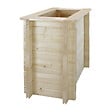 TIMBELA - Plate-bande surélevée en bois - 58x38xH57 cm - bois massif pin/épicéa 28 mm - Timbela M611 - vignette