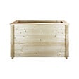 TIMBELA - Plate-bande surélevée en bois - 118x38xH69 cm - bois massif pin/épicéa 28 mm - Timbela M615 - vignette