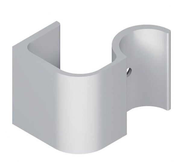 LA CROISEE DS - Support 60mm pour poigné DIVA I laqué blanc RAL9010 - LA CROISEE DS - DS6874-036 - large