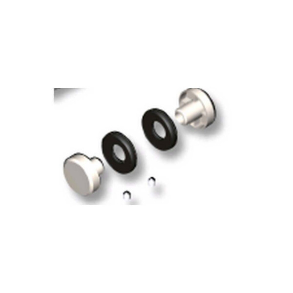 LA CROISEE DS - Jeu de 2 embouts pour poignée DIVA I II IV finition laqué blanc RAL9010 - LA CROISEE DS - DS6877-036 - large