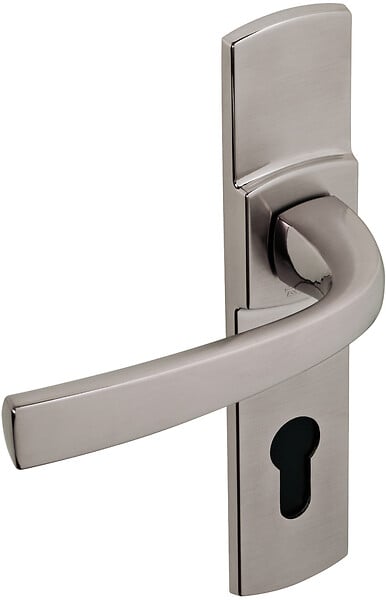 VACHETTE - Ensemble sur plaque MUZE entraxe 165mm condamnation à  voyant chromé velours - VACHETTE - 086517 - large