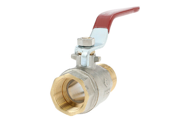 SANITAIRE-DISTRIBUTION - Vanne B.S. MF manette plate ACS - Diamètre : 1/2'' - PN : 30 bar - large