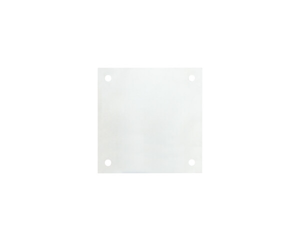 HERACLES - Plaque de propreté 50x50mm laiton poli - HERACLES - 251352 - large