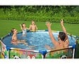 BESTWAY - Piscine tubulaire Steel Pro - Multicolore - Diam.274xH.66cm - vignette