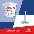 JD SYSTEME - Croisillons autonivelants 1,5mm - Plastique - 250 pièces - vignette