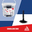 JD SYSTEME - Croisillons autonivelants 3mm - Plastique - Lot de 250 - vignette