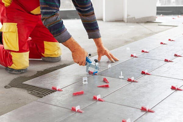 JD SYSTEME - Cales de serrage réutilisables pour carrelage - 100 pièces - large
