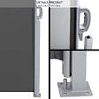 VOUNOT - Paravent retractable avec housse de protection 140x300cm Gris - vignette