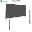 VOUNOT - Paravent retractable avec housse de protection 140x300cm Gris - vignette