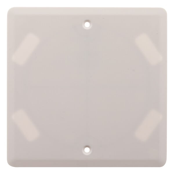 ZENITECH - Couvercle carré 100x100mm + vis - Blanc - Zenitech - large