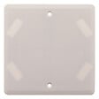 ZENITECH - Couvercle carré 100x100mm + vis - Blanc - Zenitech - vignette