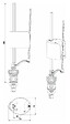 GARIS - Robinet flotteur arrivée dessous - GARIS - W02-220G - vignette