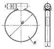 ACTON - Collier de serrage bande non perforée A4 DIN 3017 W5 - ACTON - NPSSM9 30-45 - vignette