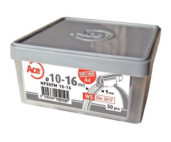 ACTON - Collier de serrage bande non perforée A4 DIN 3017 W5 - ACTON - NPSSM9 30-45 - large