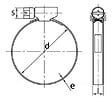 ACTON - Collier de serrage bande non perforée A2 DIN 3017 40-60 boîte de 25 - ACTON - NP9 40-60 - vignette