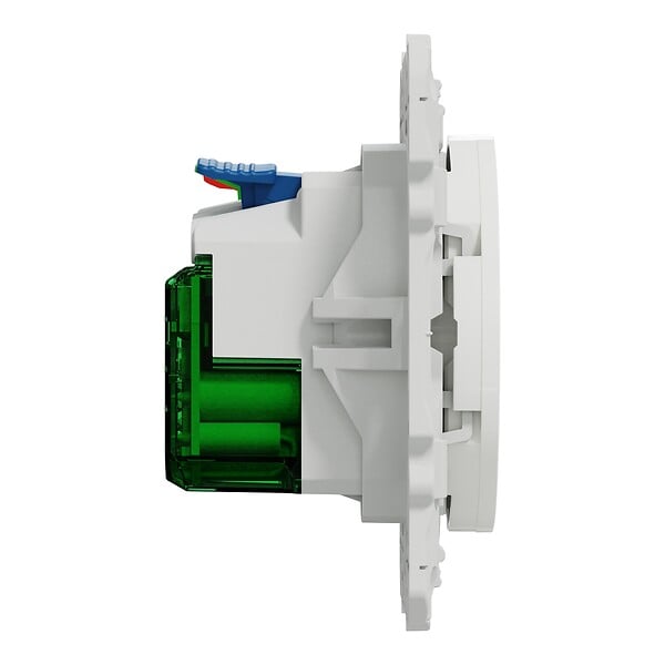 SCHNEIDER ELECTRIC - Prise affleurante Odace avec USB-C 10.5W Blanc - large