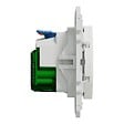 SCHNEIDER ELECTRIC - Prise affleurante Odace avec USB-C 10.5W Blanc - vignette