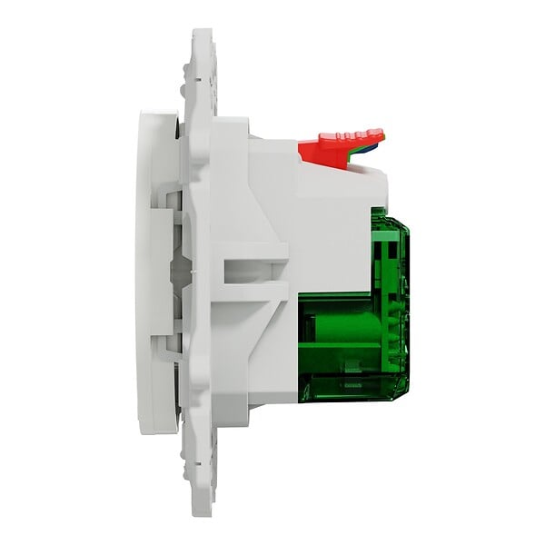 SCHNEIDER ELECTRIC - Prise affleurante Odace avec USB-C 10.5W Blanc - large