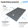 WEDI - Receveur à carreler FUNDO PRIMO écoulement centré - Rectangulaire : 1200 x 900 x 40 mm - vignette