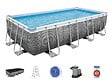 BESTWAY - Piscine tubulaire Power Steel - Rectangulaire - L549xH122xP274cm - vignette