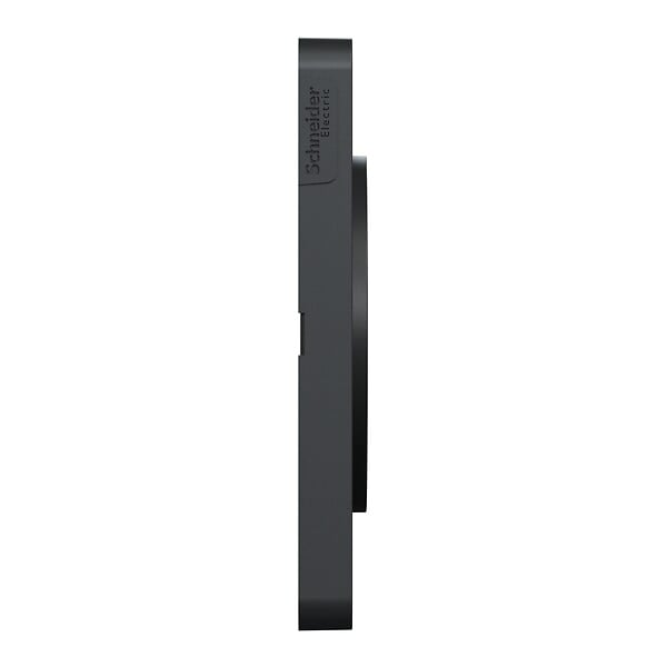 SCHNEIDER ELECTRIC - Plaque Odace Touch Bronze brossé liseré anthracite 2 postes - large