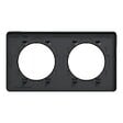 SCHNEIDER ELECTRIC - Plaque Odace Touch Bronze brossé liseré anthracite 2 postes - vignette