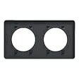 SCHNEIDER ELECTRIC - Plaque Odace Touch aluminium - 2 postes - liseré anthracite - vignette