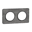 SCHNEIDER ELECTRIC - Plaque Odace Touch Ardoise - 2 postes horizontal vertical - vignette